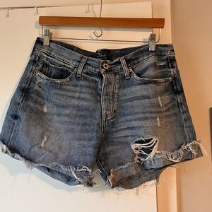 Lucky Brand Blue Distressed Jean Shorts